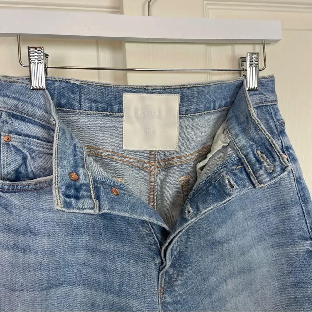 MOTHER Superior The Thrasher Skimp Jeans Let Them Eat Cake Sz 27 - Picture 5 of 11